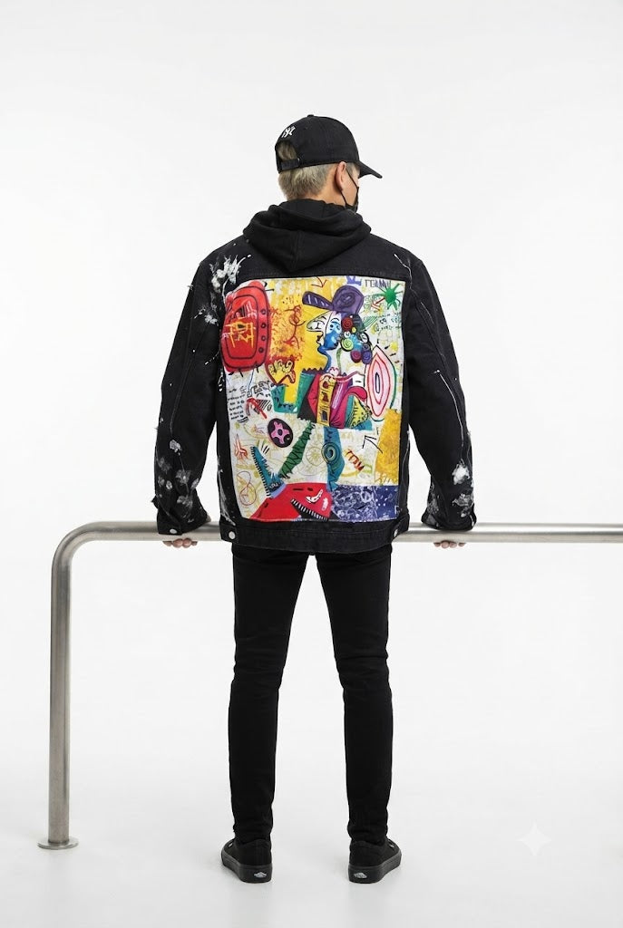 Abstract Splatter Art Jacket