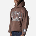 Graphic Rhinestone Corrupt Canine Men Hoodie