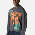 Cropped Boxy Crewneck CorruptK9 Men Sweatshirt
