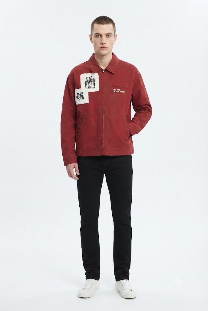 Vintage Snapshot Zip Jacket